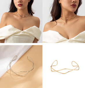 Metal Choker Necklace 5760