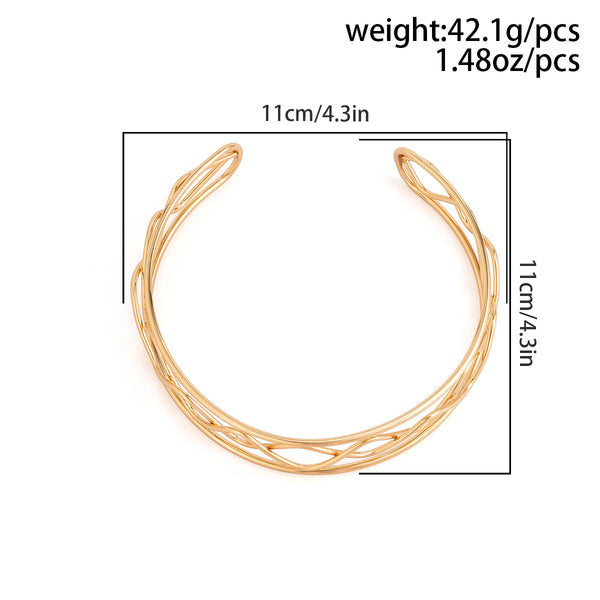 Metal Choker Necklace 5761
