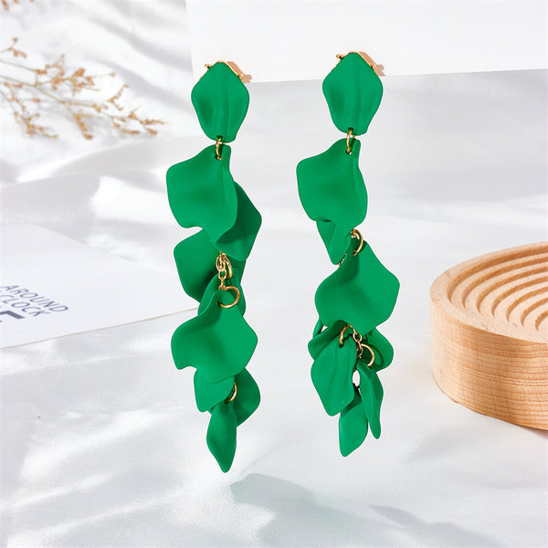 Tassel Petals Earrings