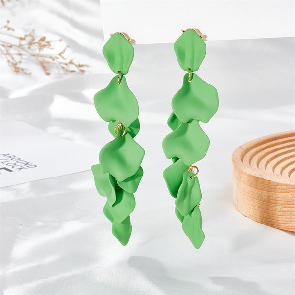 Tassel Petals Earrings
