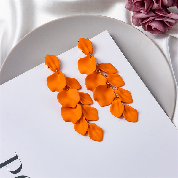 Tassel Petals Earrings