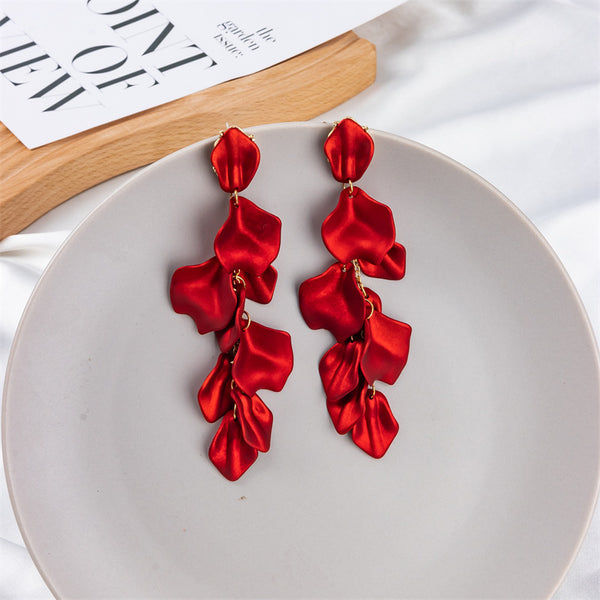 Tassel Petals Earrings