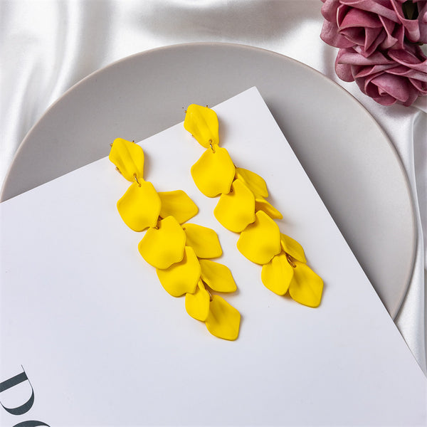 Tassel Petals Earrings