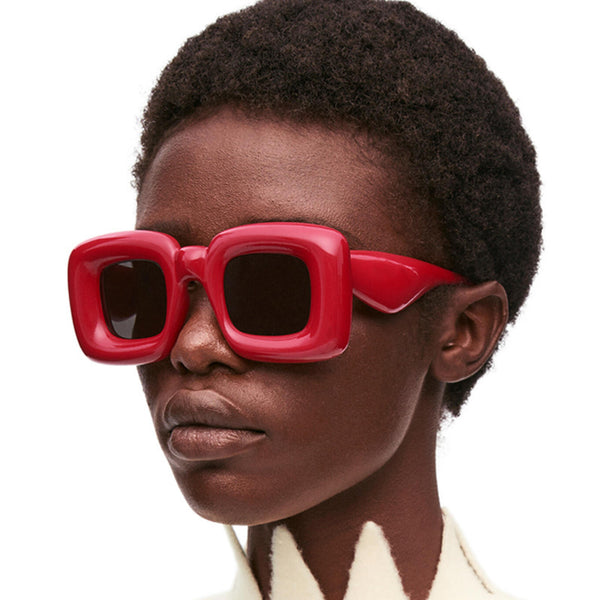Thick Square Frame Sunglasses SD2604