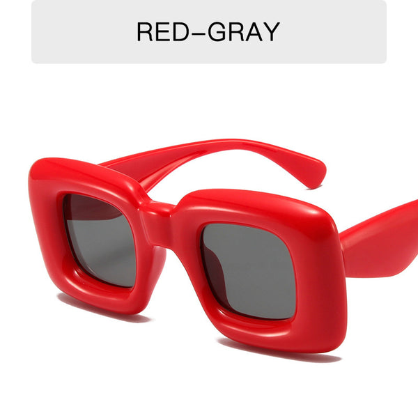 Thick Square Frame Sunglasses SD2604