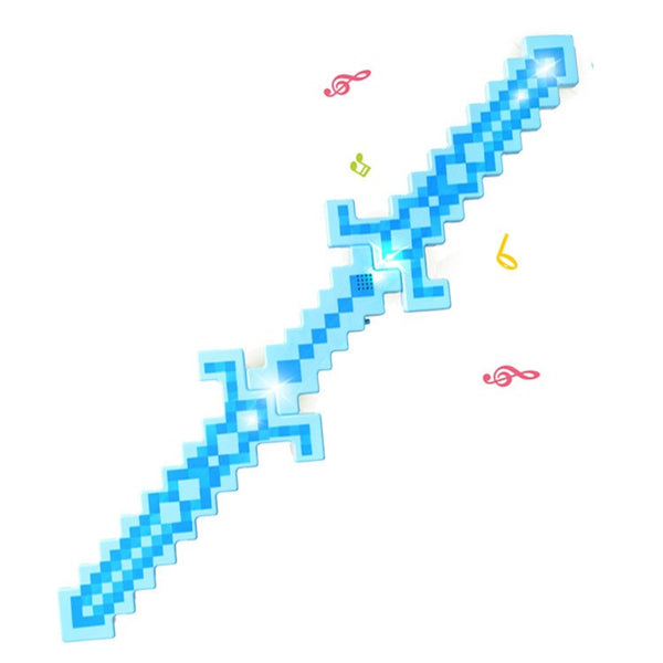Light Up With Sound Minecraft Weapons Double-Headed Lattice Sword