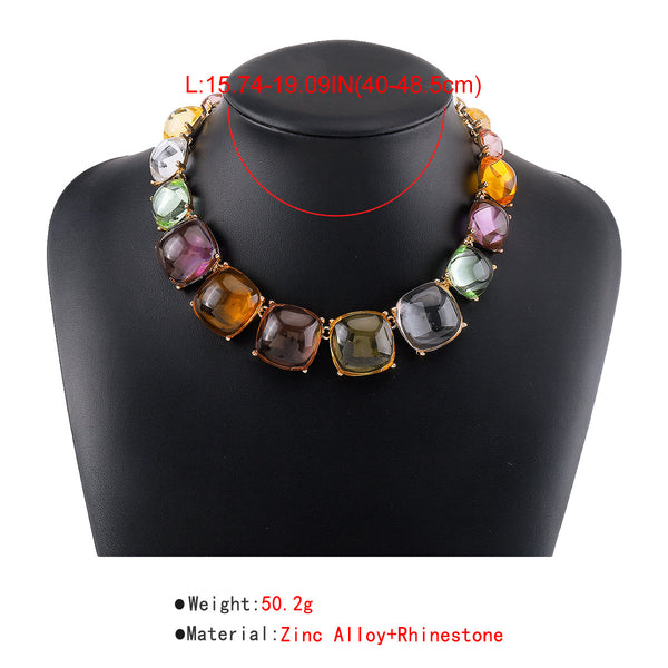 Jelly Necklace & Earrings Necklace