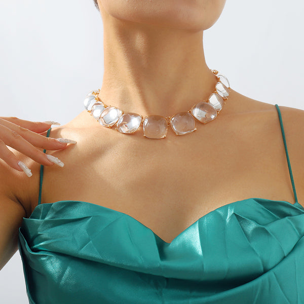Jelly Necklace & Earrings Necklace