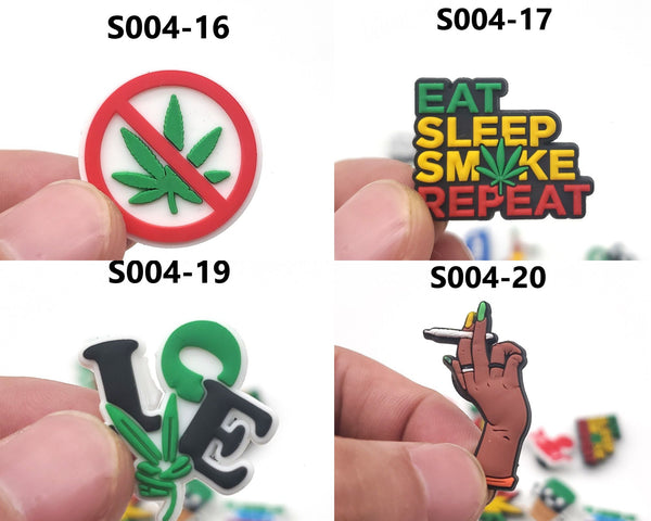 Plant Croc Charms F004