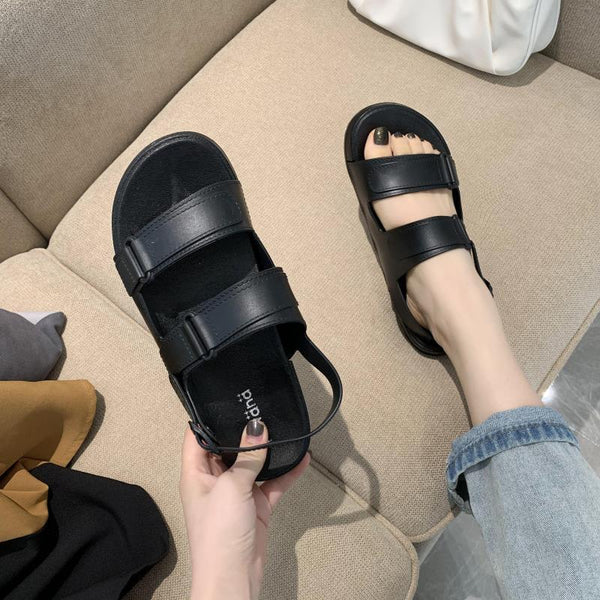 PVC Double Strap Sandals