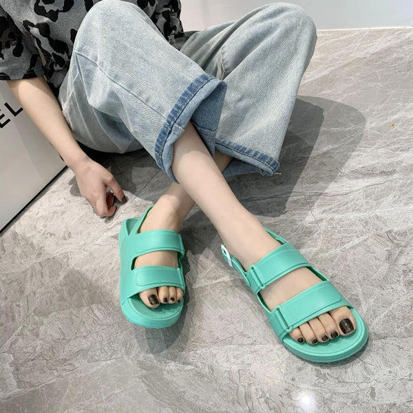 PVC Double Strap Sandals
