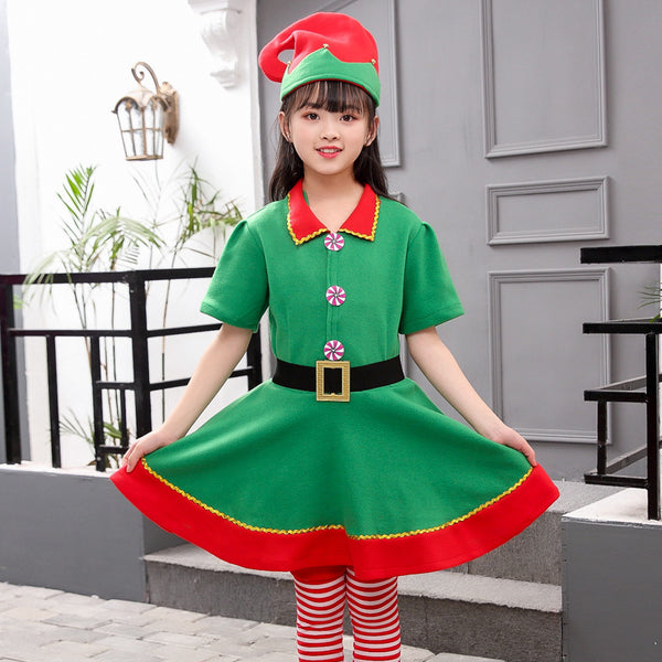 Girl And Boy Elf Costumes