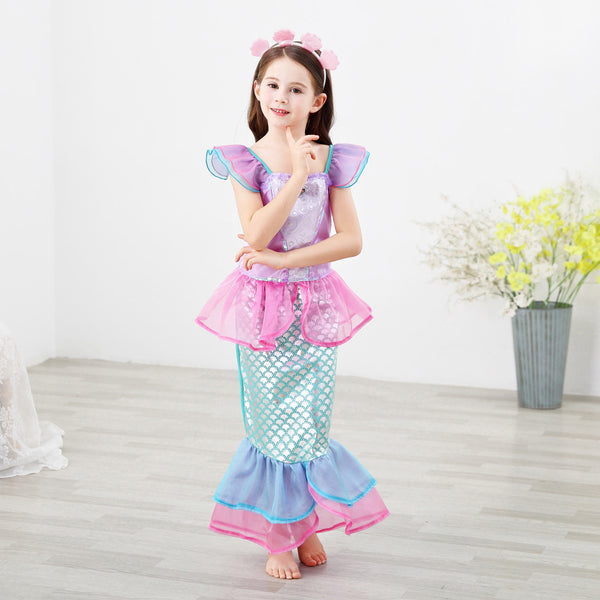 Mermaid Princess Fishtail Dress