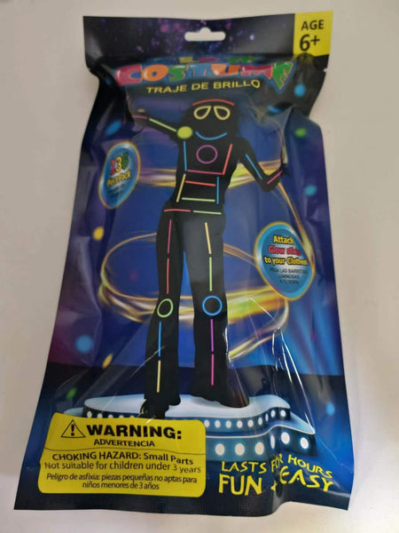 Full Bodysuit Glow Sticks Set 136pcs