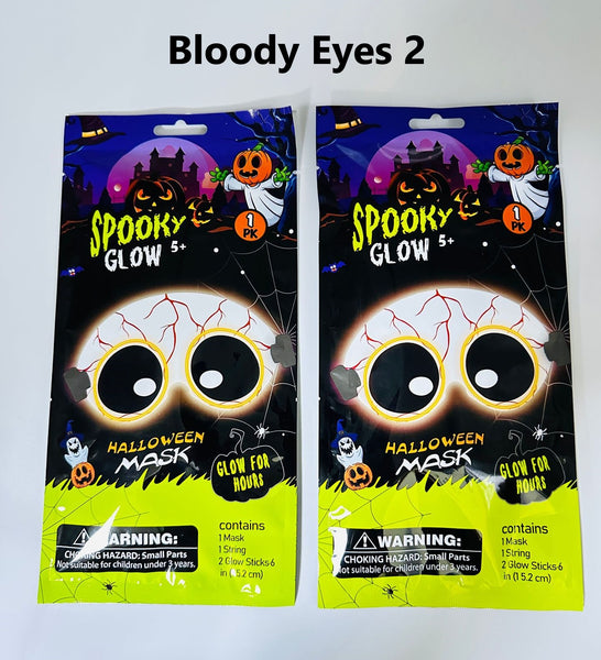 Halloween Glow Stick Masks