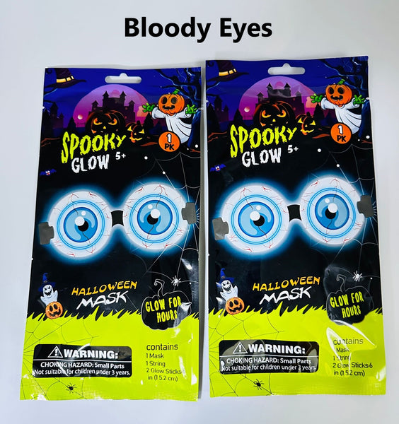 Halloween Glow Stick Masks