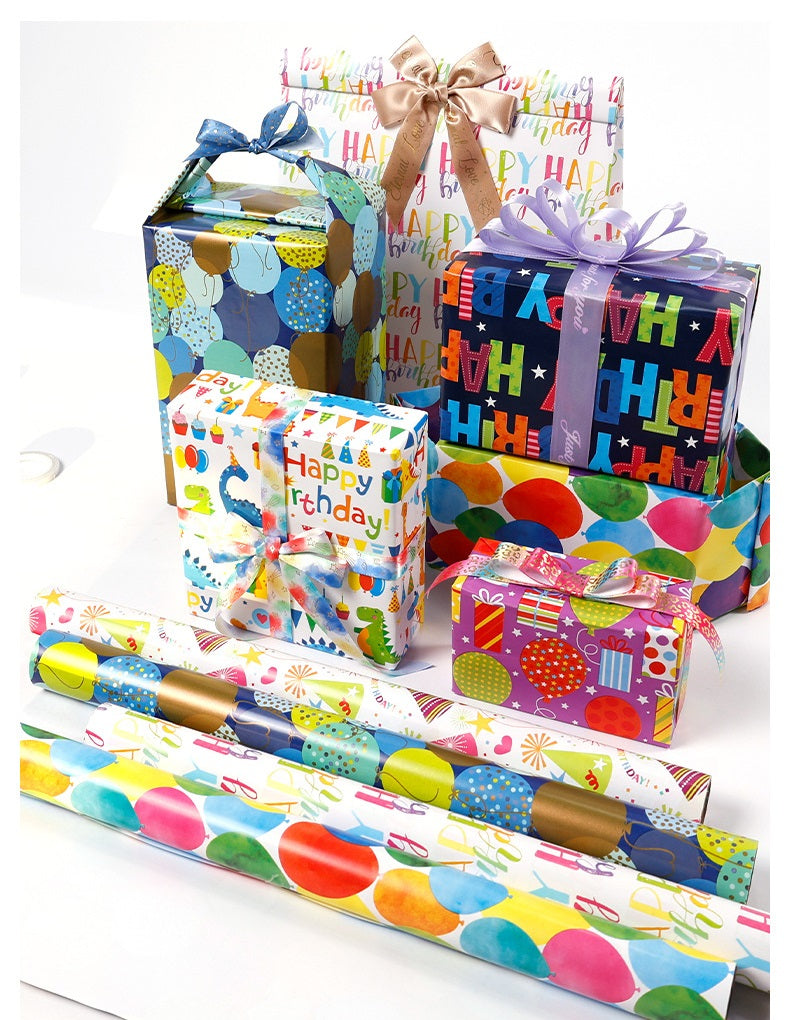 Birthday Gift Paper 43cm X 3m
