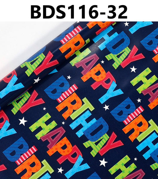 Birthday Gift Paper 43cm X 3m
