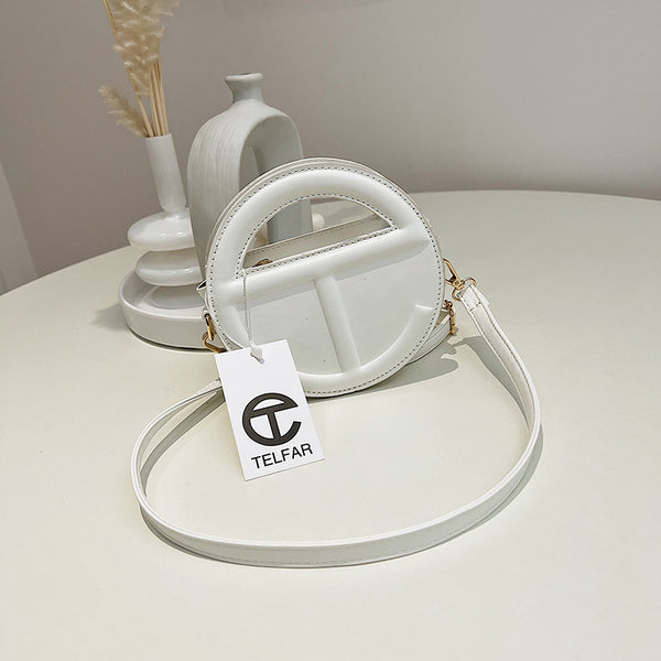 TF Round Crossbody Sidebag Clutch