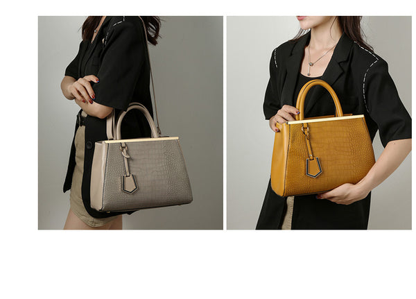 Stone Pattern Shoulder Messenger Bag