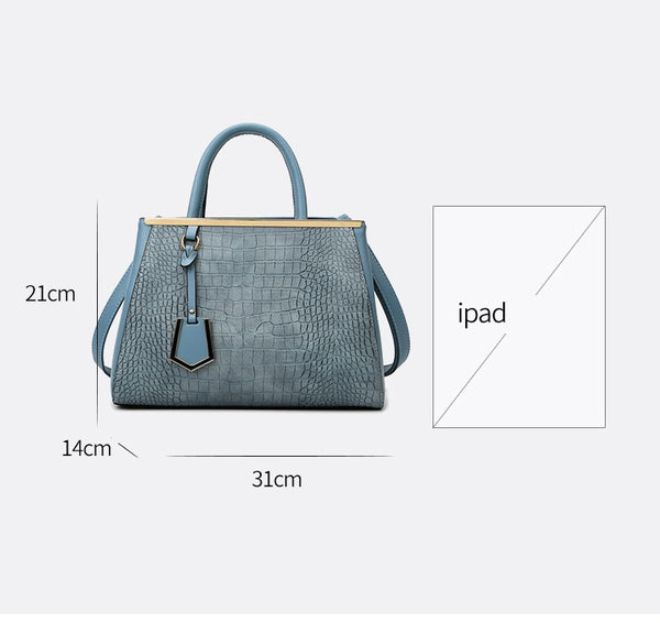Stone Pattern Shoulder Messenger Bag