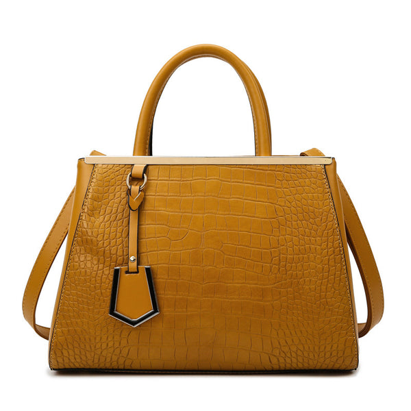 Stone Pattern Shoulder Messenger Bag