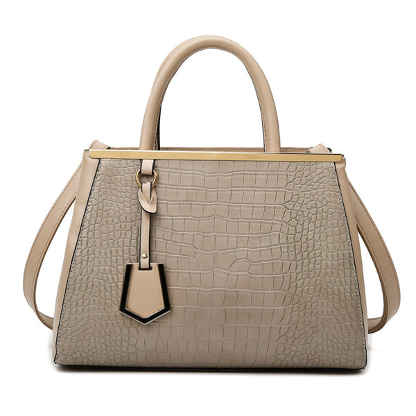 Stone Pattern Shoulder Messenger Bag