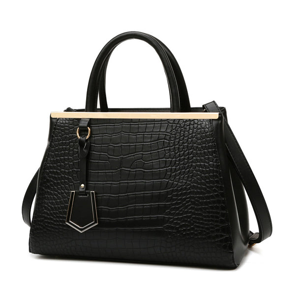 Stone Pattern Shoulder Messenger Bag