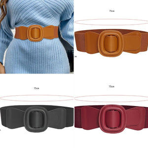 Elastic Belt With Buckle