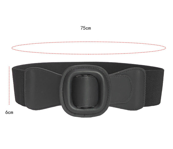 Elastic Belt With Buckle