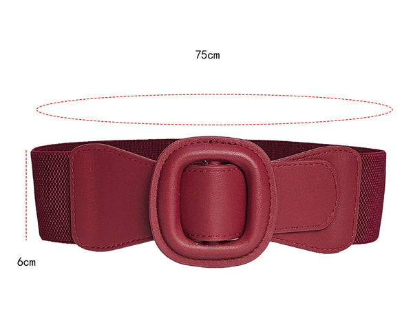 Elastic Belt With Buckle
