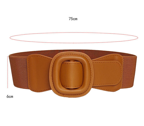 Elastic Belt With Buckle