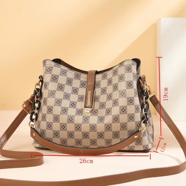 Single Shoulder Crossbody Bucket Bag