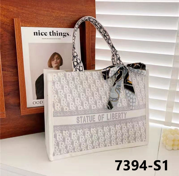 Graffiti Print Canvas Handbags