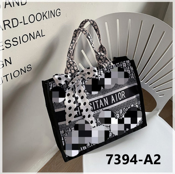 Graffiti Print Canvas Handbags