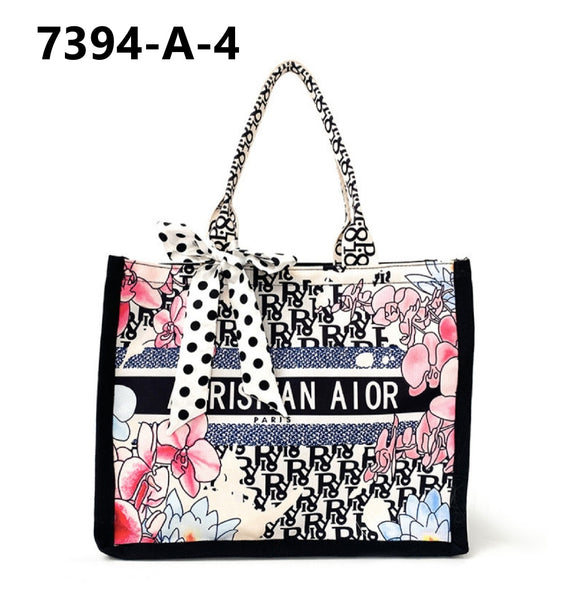 Graffiti Print Canvas Handbags