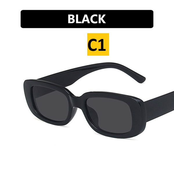 Trendy Small Frame Rectangular Sunglasses