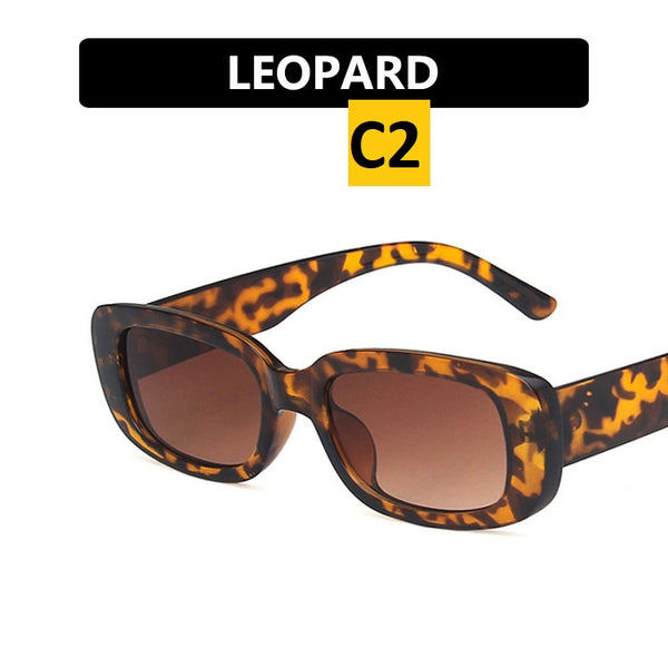 Trendy Small Frame Rectangular Sunglasses