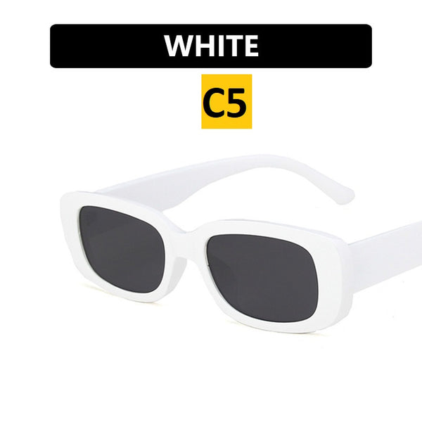 Trendy Small Frame Rectangular Sunglasses