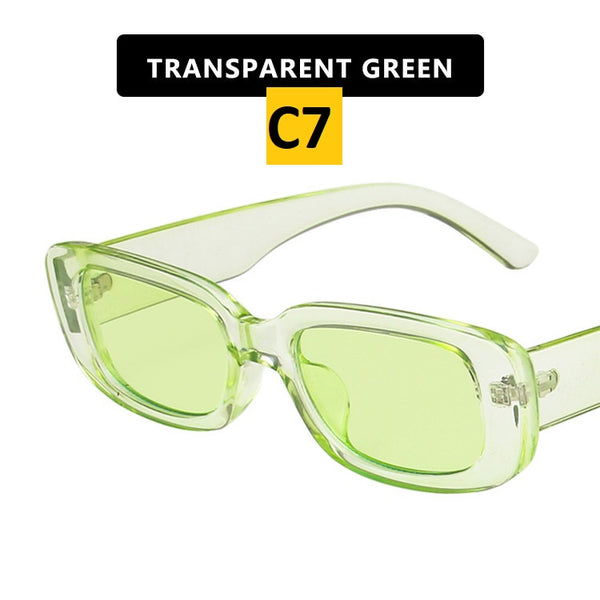 Trendy Small Frame Rectangular Sunglasses