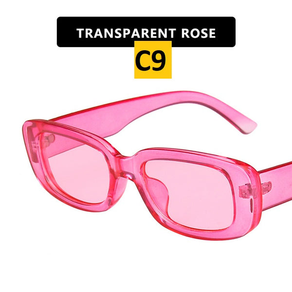 Trendy Small Frame Rectangular Sunglasses