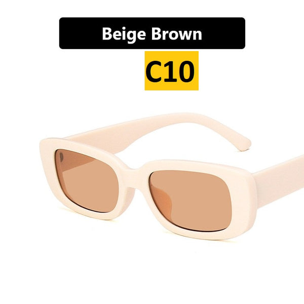 Trendy Small Frame Rectangular Sunglasses