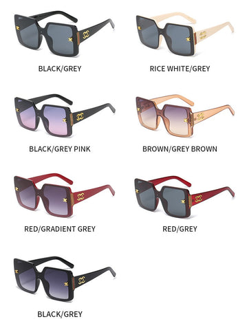 Vintage Big Frame CC Sunglasses