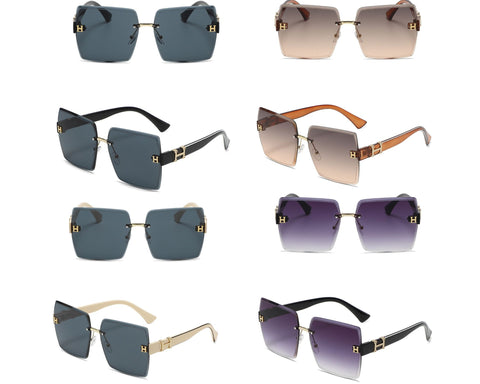 H Square Frame Sunglasses