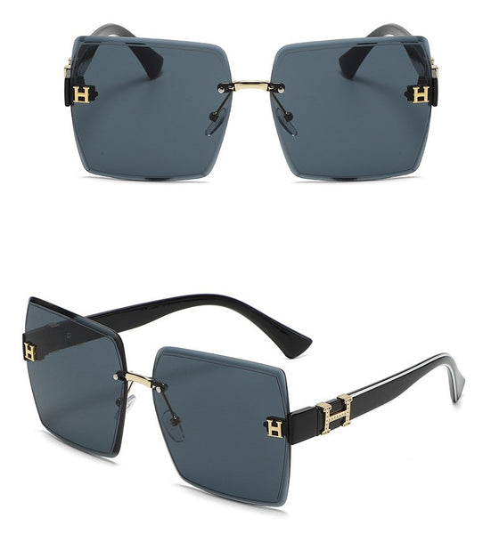 H Square Frame Sunglasses