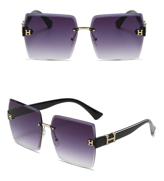 H Square Frame Sunglasses
