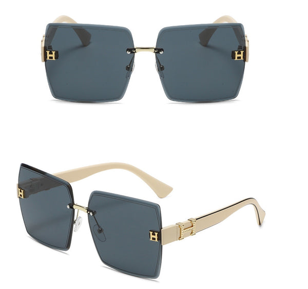 H Square Frame Sunglasses