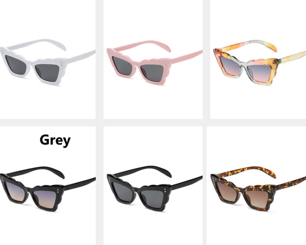 Wavy Cat Eye Sunglasses 451