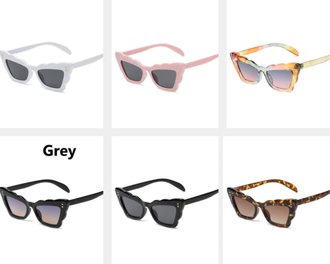 Wavy Cat Eye Sunglasses 451