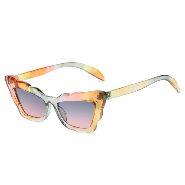Wavy Cat Eye Sunglasses 451